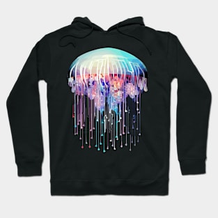 Jellyfish Ocean World Wildlife Wonder Abstract Hoodie